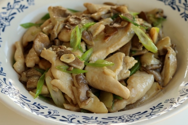 Mushrooms with chicken